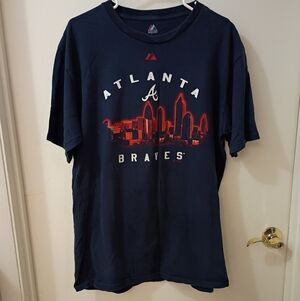 Majestic Atlanta Braves T-shirt Official Stadium Gear